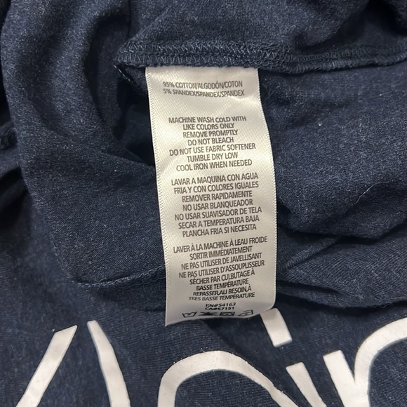 Calvin Klein Performance Dark Navy Long Sleeve Tee NWT - Picture 6 of 6